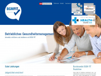 bgm-fit.de Webseite Vorschau