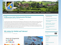 heimatverein-pörrbach.de Webseite Vorschau