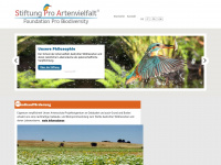 stiftung-pro-artenvielfalt.ch Webseite Vorschau