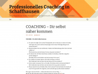 professionellescoachinginschaffhausen.wordpress.com Webseite Vorschau