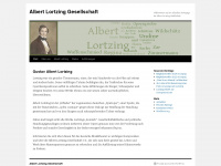 albertlortzinggesellschaft.org Webseite Vorschau