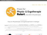 physiotherapie-rutert.de Webseite Vorschau