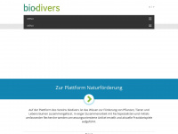biodivers.ch Webseite Vorschau