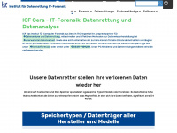 datenrettung-it-forensik.de Webseite Vorschau