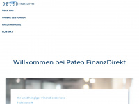 pateo-finanzdirekt.de Webseite Vorschau