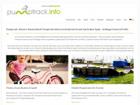 pumptrack.info Webseite Vorschau