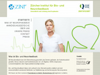 zinf.ch Webseite Vorschau