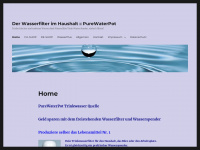 purewaterpot.ch Webseite Vorschau