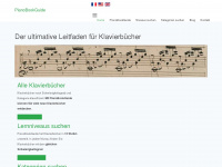 pianobookguide.com Webseite Vorschau