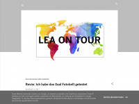 lea-on-tour.blogspot.com Webseite Vorschau