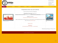 philatelisten-bern.ch Webseite Vorschau