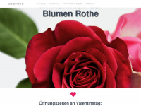 blumenrothe.de Webseite Vorschau