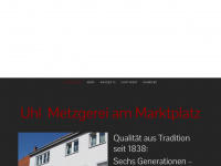 metzgerei-uhl.com Webseite Vorschau