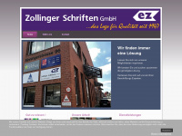 zollinger-schriften.ch Webseite Vorschau