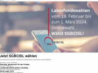 sgbcisl.it Webseite Vorschau