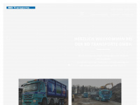 bdtransporte.ch Webseite Vorschau
