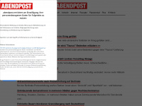 abendpost.net Webseite Vorschau