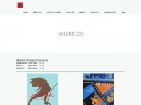 galerie-z22.com Webseite Vorschau