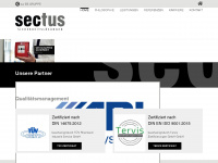 sectus.de Webseite Vorschau