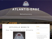 atlantis-erbe.eu Webseite Vorschau