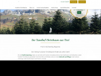 christbaum-tirol.at Webseite Vorschau