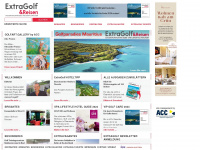 extra.golf Webseite Vorschau