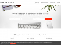 immo-jobs.ch Webseite Vorschau