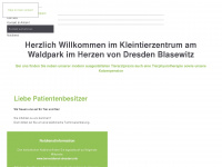 tierarzt-dresden-waldpark.de Webseite Vorschau