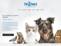 tierarztpraxis-thomas.de Webseite Vorschau