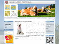 tierarztpraxis-leue.de Webseite Vorschau