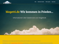 blogetti.de Webseite Vorschau