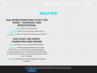 mjk-sportmarketing.com Webseite Vorschau