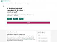 studentum.nl Webseite Vorschau
