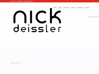 nick-deissler.de Webseite Vorschau