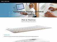 man-machine.com Webseite Vorschau