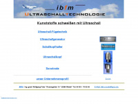 ultraschall-schweissen.eu Webseite Vorschau