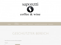 cafe-saporetti.de Webseite Vorschau