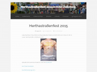 herthastrassenfest.wordpress.com Webseite Vorschau