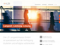 lzi-inkasso.de Webseite Vorschau