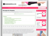 massagerolle.eu Webseite Vorschau