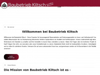 baubetrieb-kiltsch.de Webseite Vorschau