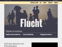 flucht-fuir.ch Webseite Vorschau