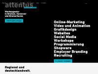 attentus.com Webseite Vorschau