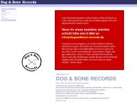 dogandbone-records.de Webseite Vorschau