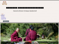 bhutan-gesellschaft.de Webseite Vorschau
