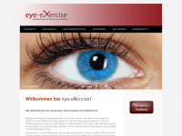 eye-exercise.de Webseite Vorschau