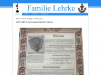 lehrke-familie.de Webseite Vorschau