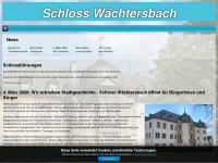 schloss-waechtersbach.de Webseite Vorschau