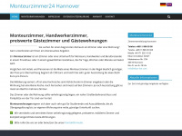 monteurzimmer24-hannover.de Webseite Vorschau