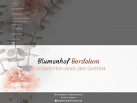 blumenhof-bordelum.de Webseite Vorschau